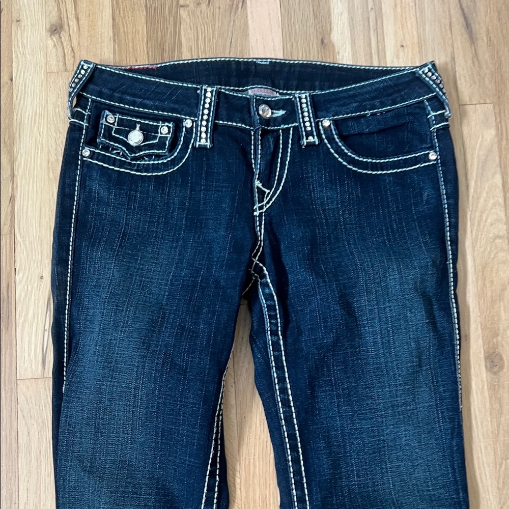 True Religion Women's Dark Blue Boot Cut Jeans